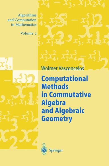 Wolmer Vasconcelos - Computational Methods in Commutative Algebra and Algebraic Geometry, Häftad