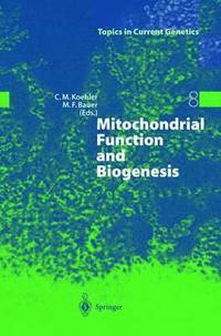 bokomslag Mitochondrial Function and Biogenesis