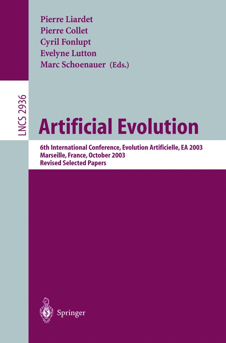 Pierre Liardet, Pierre Collet, Cyril Fonlupt, Evelyne Lutton, Marc Schoenauer - Artificial Evolution, Häftad