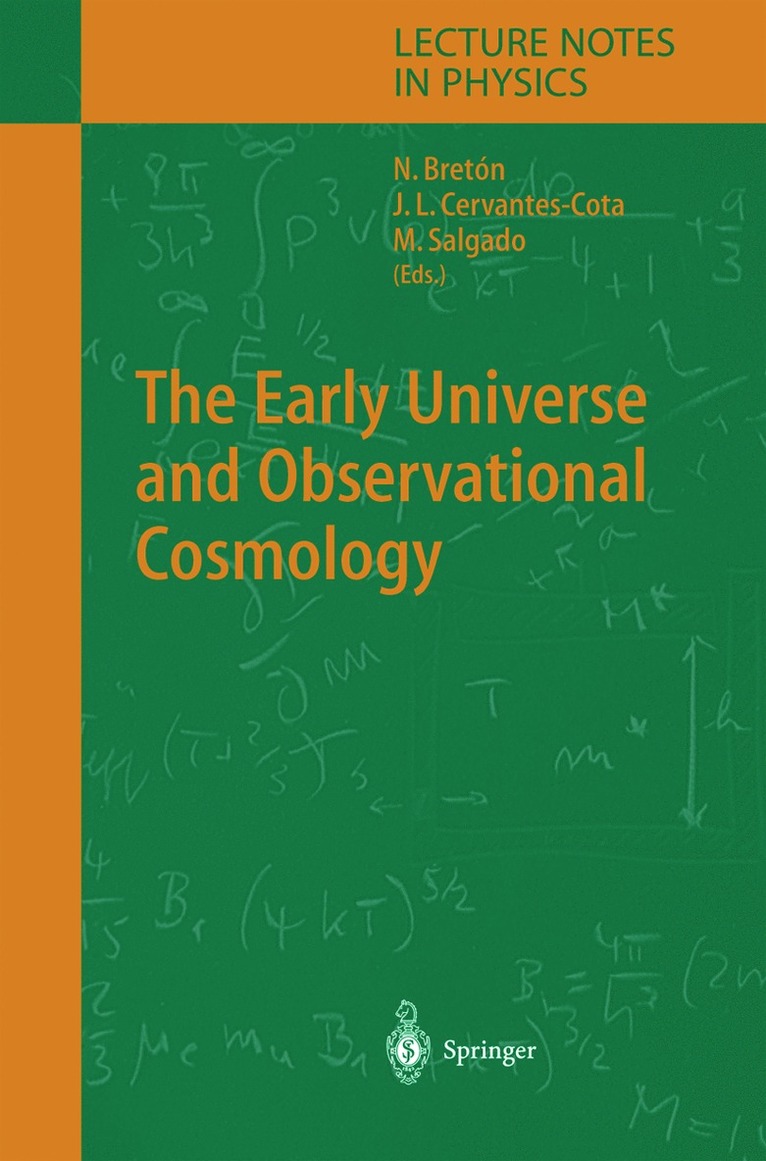 Nora Bretón, Jorge L. Cervantes-Cota, Marcelo Salgado - Early Universe and Observational Cosmology, Inbunden