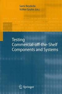 bokomslag Testing Commercial-off-the-Shelf Components and Systems