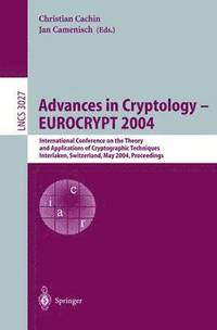 bokomslag Advances in Cryptology  EUROCRYPT 2004