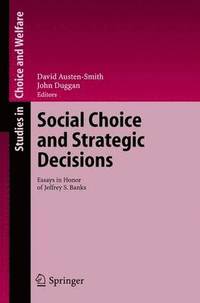 bokomslag Social Choice and Strategic Decisions