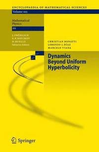 bokomslag Dynamics Beyond Uniform Hyperbolicity