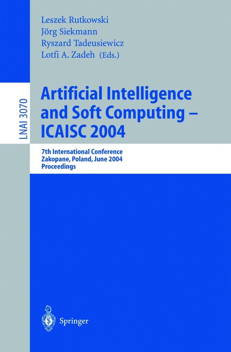 Artificial Intelligence and Soft Computing — ICAISC 2004