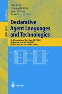 bokomslag Declarative Agent Languages and Technologies