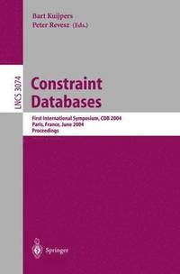 bokomslag Constraint Databases and Applications
