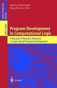 bokomslag Program Development in Computational Logic