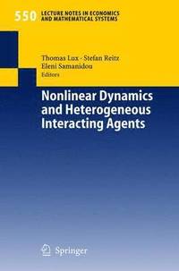bokomslag Nonlinear Dynamics and Heterogeneous Interacting Agents