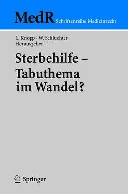 bokomslag Sterbehilfe  Tabuthema im Wandel?