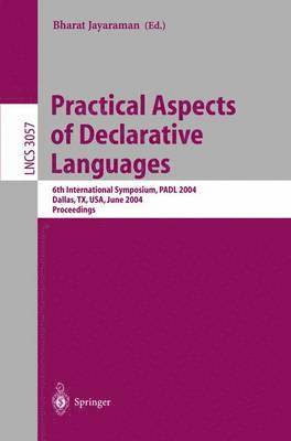 bokomslag Practical Aspects of Declarative Languages