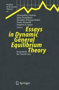 bokomslag Essays in Dynamic General Equilibrium Theory