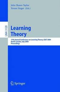 bokomslag Learning Theory