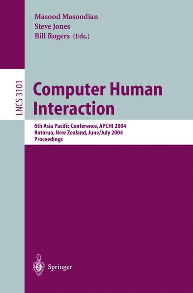 Masood Masoodian, Steve Jones, Bill Rogers - Computer Human Interaction, Häftad