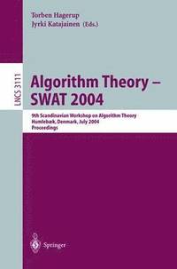 bokomslag Algorithm Theory - SWAT 2004