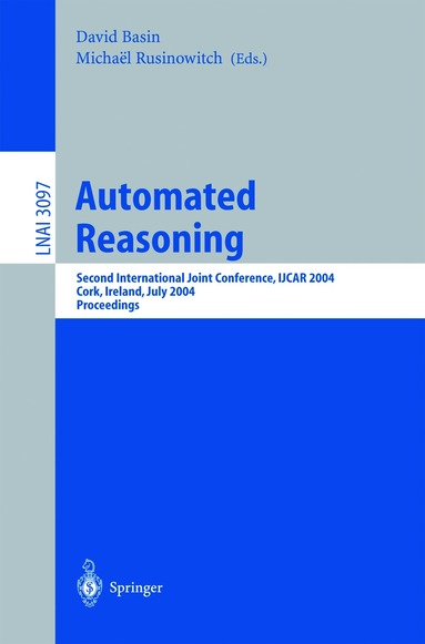 David Basin, Michael Rusinowitch - Automated Reasoning, Häftad