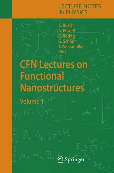 bokomslag CFN Lectures on Functional Nanostructures