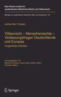 bokomslag Vlkerrecht  Menschenrechte  Verfassungsfragen Deutschlands und Europas