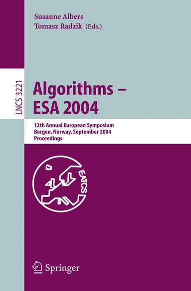 Susanne Albers, Tomasz Radzik - Algorithms -- ESA 2004, Häftad