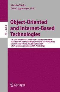 bokomslag Object-Oriented and Internet-Based Technologies