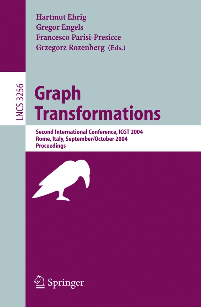 Hartmut Ehrig, Gregor Engels, Francesco Parisi-Presicce, Grzegorz Rozenberg - Graph Transformations, Häftad