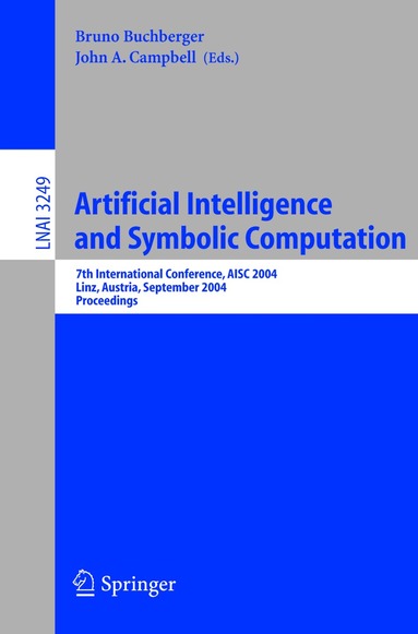 Bruno Buchberger, John A. Campbell - Artificial Intelligence and Symbolic Computation, Häftad