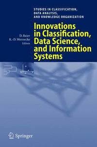 bokomslag Innovations in Classification, Data Science, and Information Systems