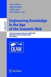 bokomslag Engineering Knowledge in the Age of the Semantic Web