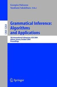 bokomslag Grammatical Inference: Algorithms and Applications