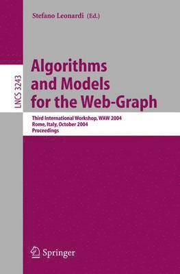 Algorithms and Models for the Web-Graph 1
