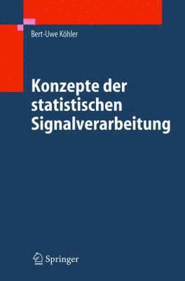 bokomslag Konzepte der statistischen Signalverarbeitung