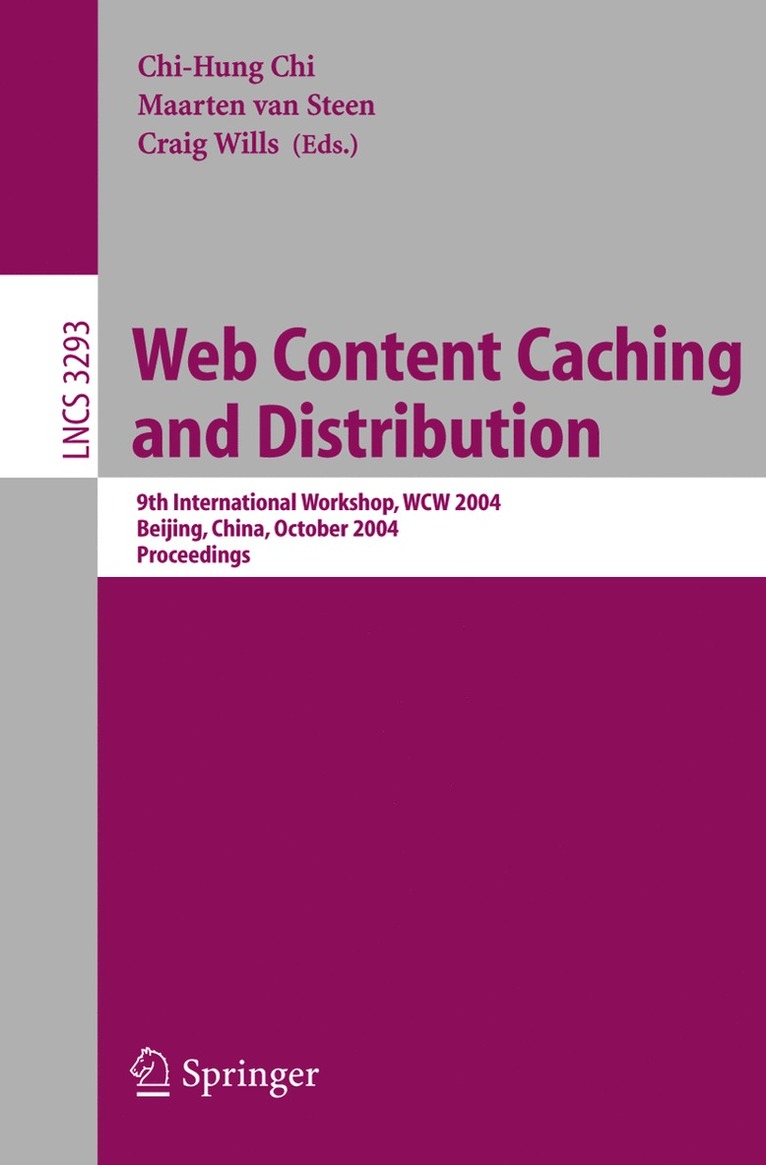 Web Content Caching and Distribution 1