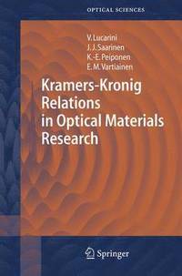 bokomslag Kramers-Kronig Relations in Optical Materials Research