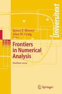 bokomslag Frontiers of Numerical Analysis