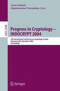 bokomslag Progress in Cryptology - INDOCRYPT 2004