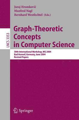 bokomslag Graph-Theoretic Concepts in Computer Science