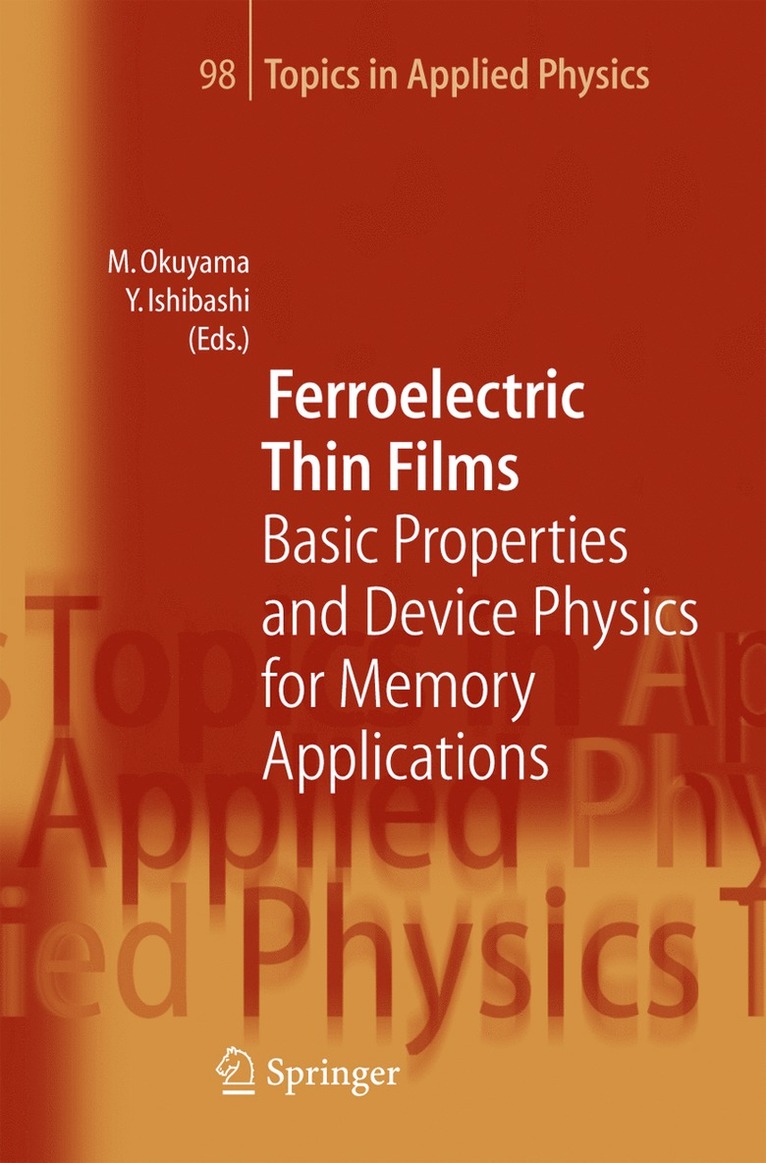 Masanori Okuyama, Yoshihiro Ishibashi - Ferroelectric Thin Films, Inbunden