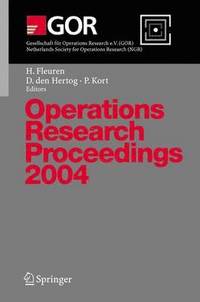 bokomslag Operations Research Proceedings 2004