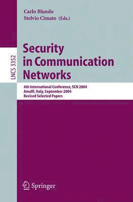 bokomslag Security in Communication Networks