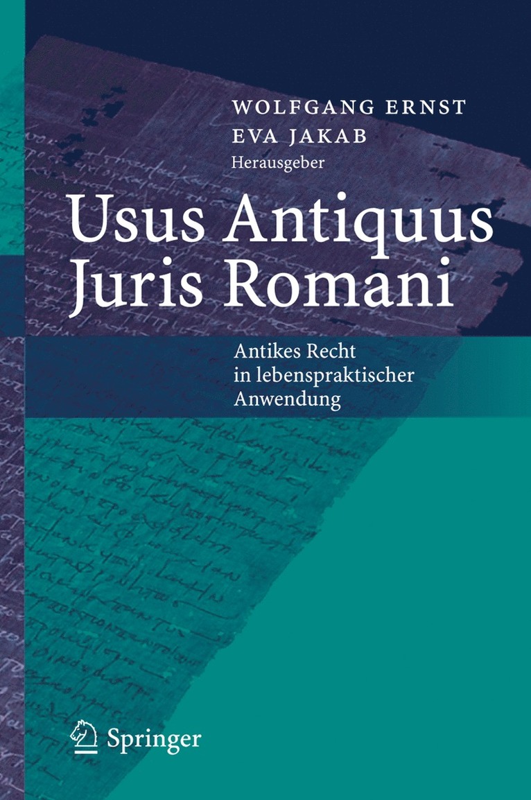 Usus Antiquus Juris Romani 1