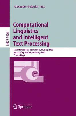 bokomslag Computational Linguistics and Intelligent Text Processing