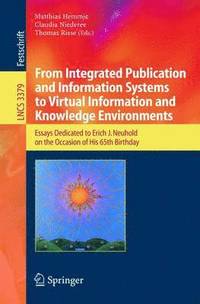 bokomslag From Integrated Publication and Information Systems to Information and Knowledge Environments