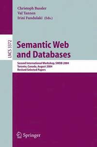 bokomslag Semantic Web and Databases