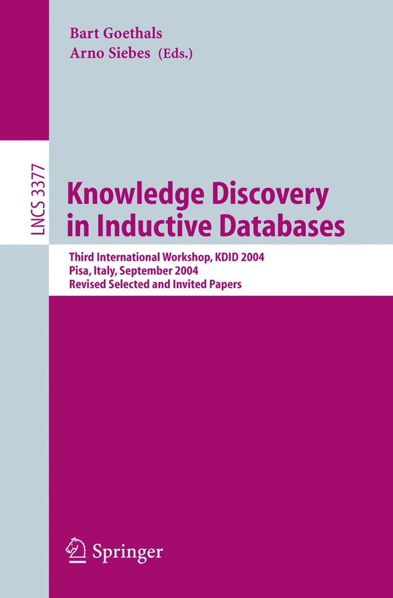 Knowledge Discovery in Inductive Databases 1