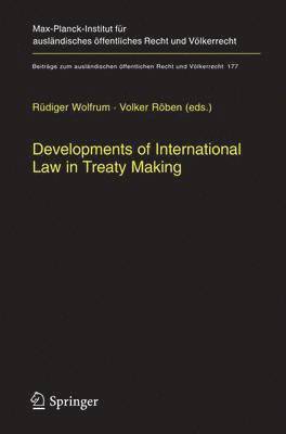 Developments of International Law in Treaty Making 1