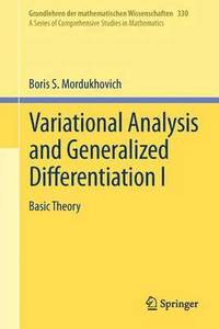 bokomslag Variational Analysis and Generalized Differentiation I