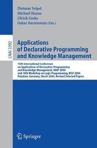 bokomslag Applications of Declarative Programming and Knowledge Management