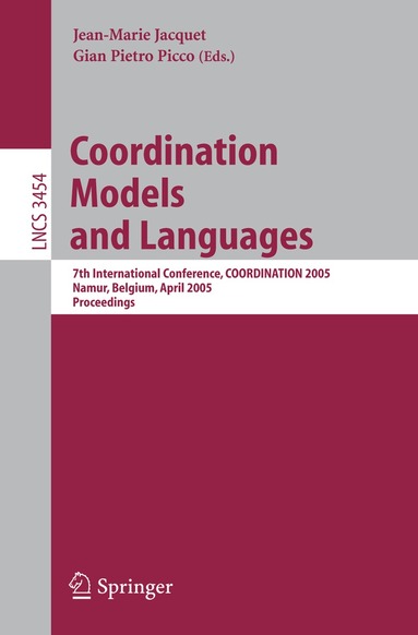 Jean-Marie Jacquet, Gian Pietro Picco - Coordination Models and Languages, Häftad