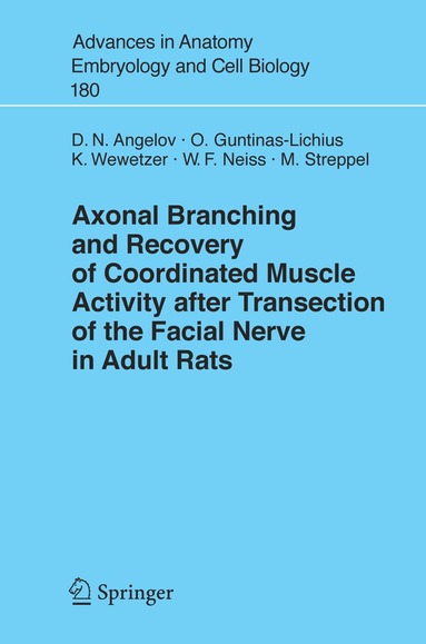 Doychin N. Angelov, Orlando Guntinas-Lichius, Konstantin Wewetzer, Wolfram Neiss, Michael Streppel - Axonal Branching and Recovery of Coordinated Muscle Activity after Transsection of the Facial Nerve in Adult Rats, Häftad
