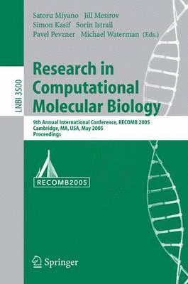 bokomslag Research in Computational Molecular Biology